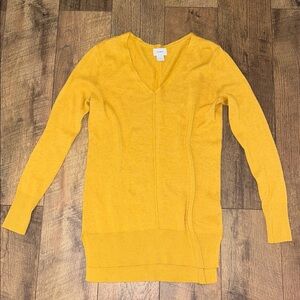 Old Navy Mustard V-Neck Women's Sweater, XS